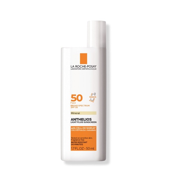 La Roche posay tinted mineral light fluid sunscreen 50 spf Ulta Sephora - Picture 1 of 4